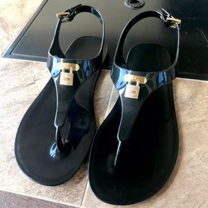 Black Lock Michael Kors Sandals